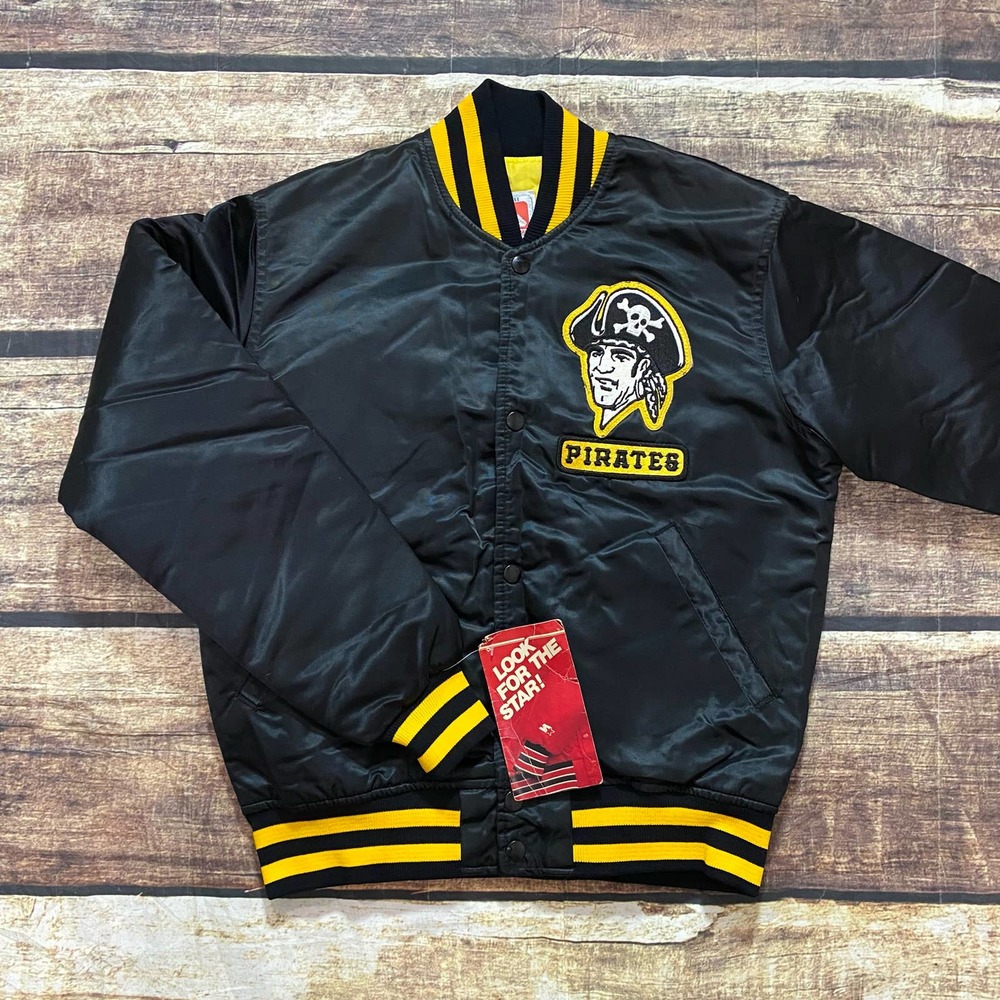 Vintage Pittsburgh Pirates STARTER Jacket Size Small MLB Baseball Satin Bomber